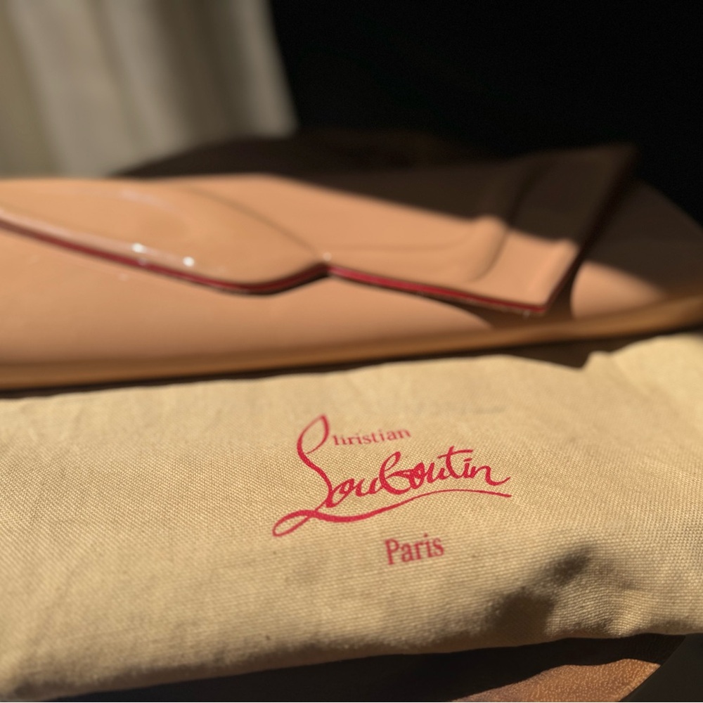 Christian Louboutin Blush Pink Clutch